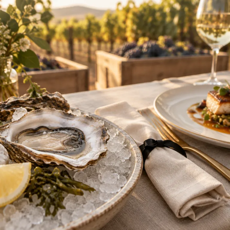 Crush-season dinners worth the drive: oysters at CHANDON, black-tie at V. Sattui